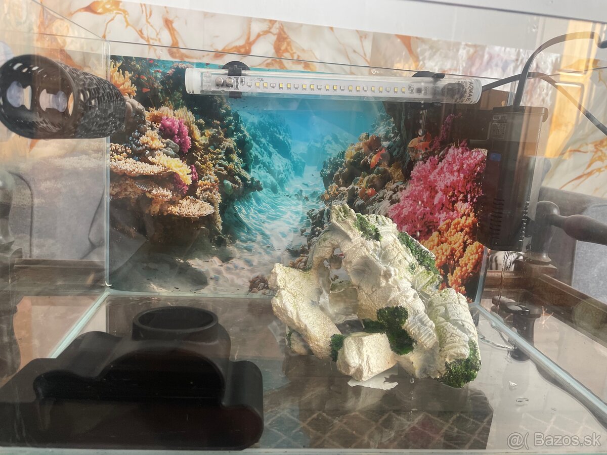 Akvarium 20l so svetlom+ filter - 7