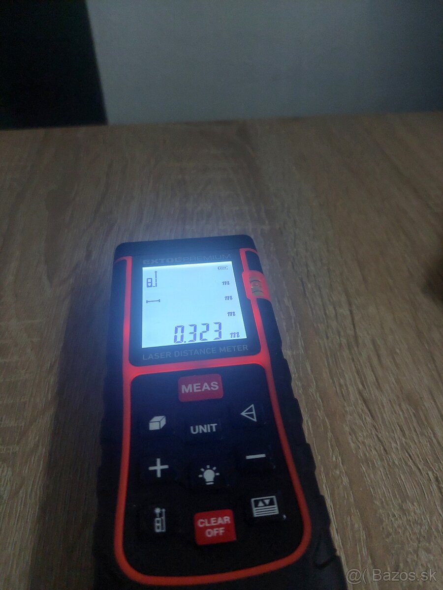 Laserorový diaľkomer (disto) značky Extol - 7