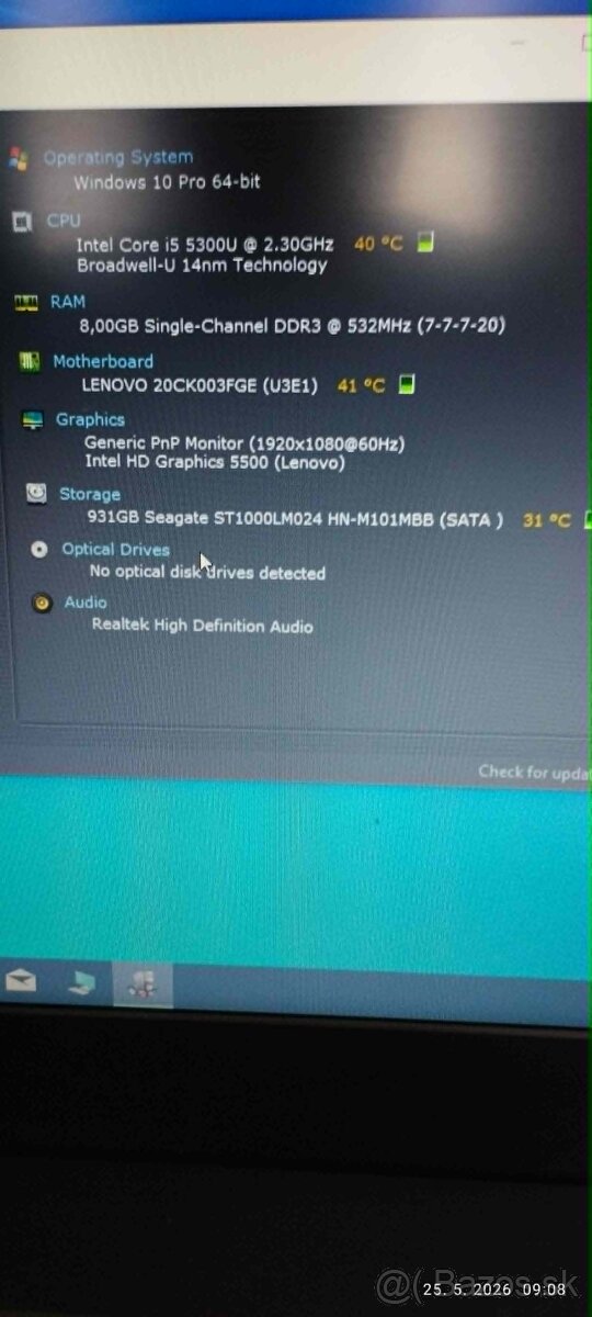 Lenovo ThinkPad T550 - 7