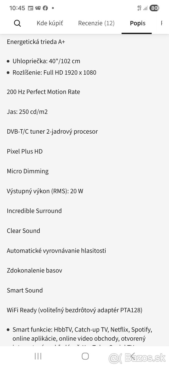 PHILIPS 40 PFH4509 smart LED TV - 7