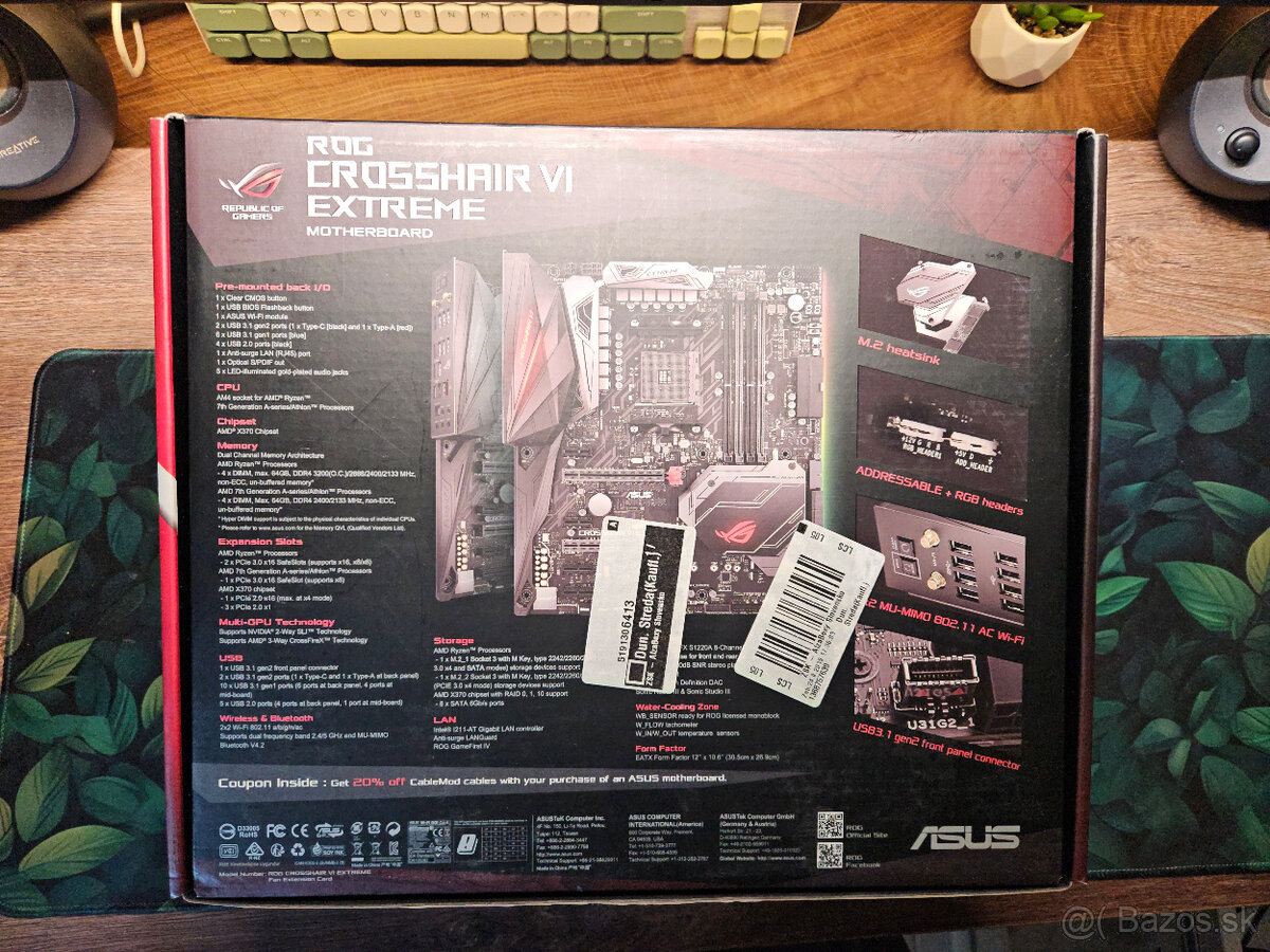 Predam ASUS ROG Crosshair VI Extreme (AM4) - 7
