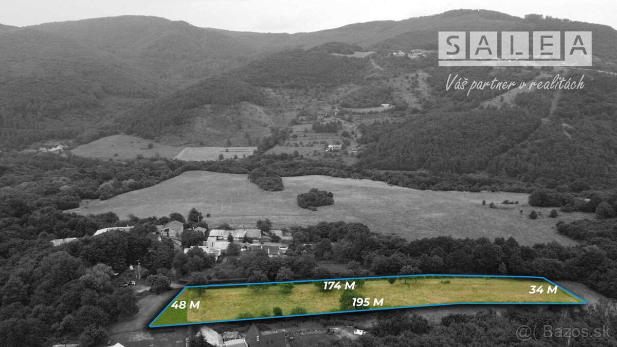 Predaj Pozemok o výmere 7000 m² v obci Pitelová – Ideálne m - 7