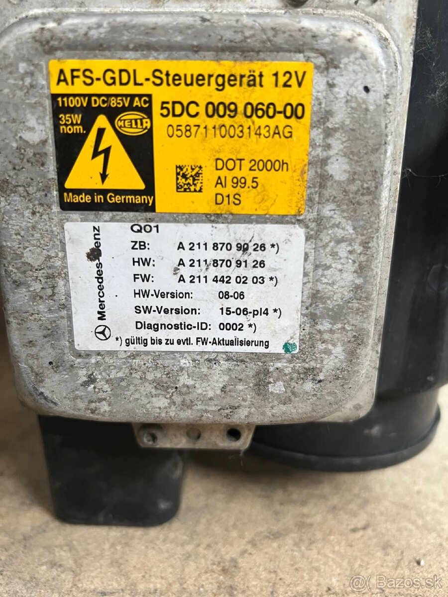 Predné ľavé svetlo Mercedes W211 - 7