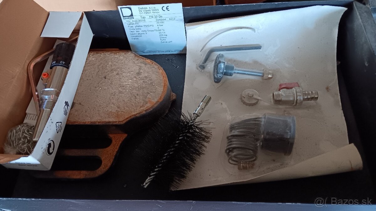 =NOVÝ= Liatinový kotol DAKON FB 32 6-článkový - 7