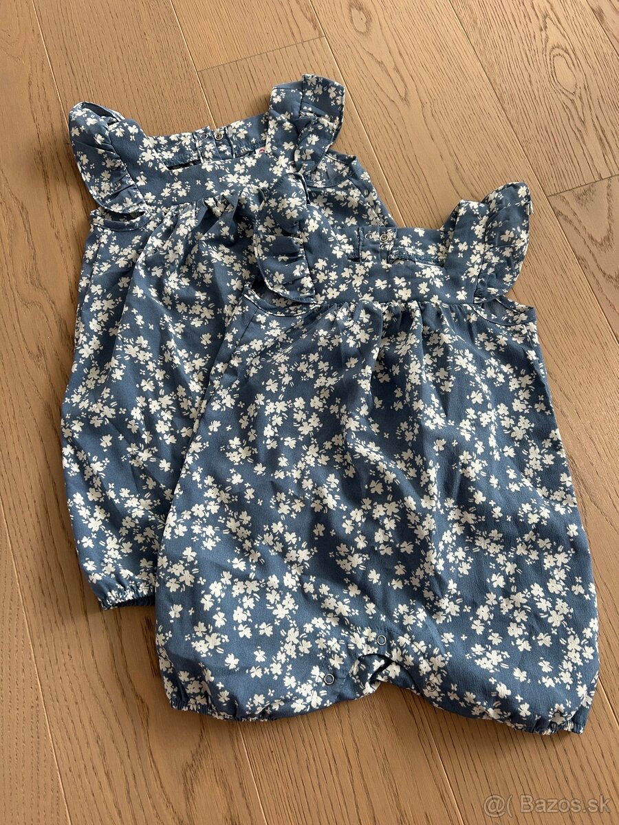veľký balík letného oblečenia pre dvojičky 74-80 - 7