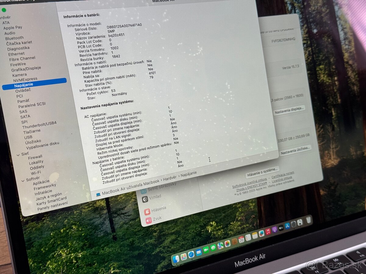 Apple Macbook Air 13" (2020) i3, 8gb, 256gb - 7