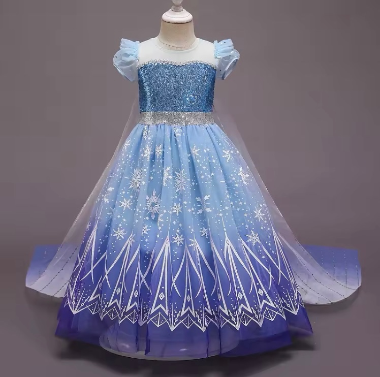 Nové šaty Frozen Elsa Anna kostým na cca 4-5 alebo 5-6 rokov - 7