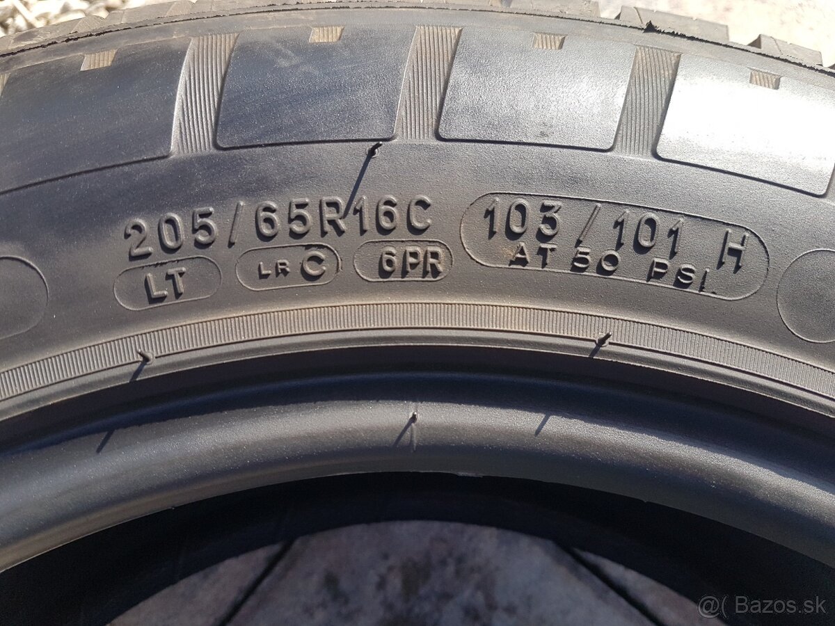 205/65 r16c letné pneumatiky 4ks Michelin DOT2019 - 7