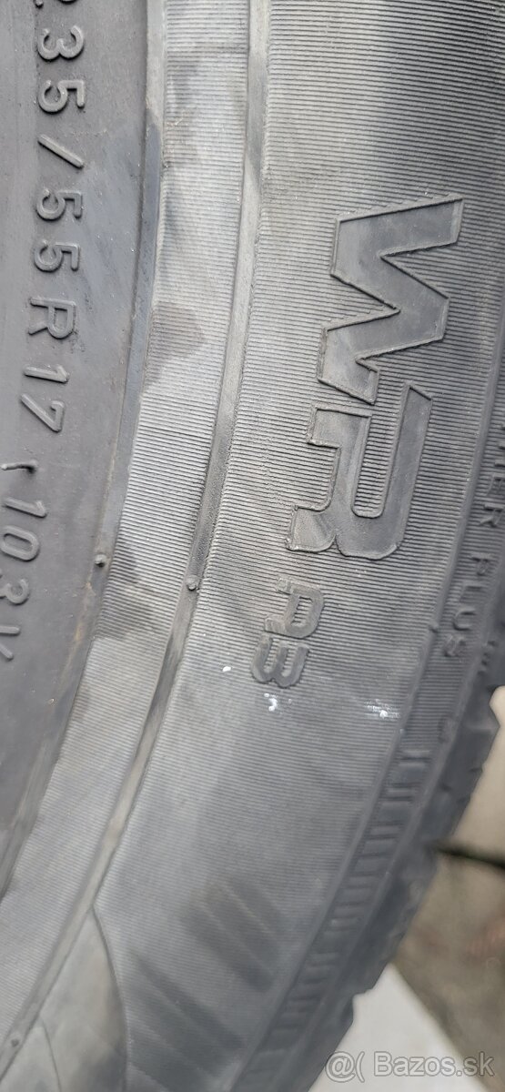 Plechové disky + zimné pneu + puklice Ford - 7