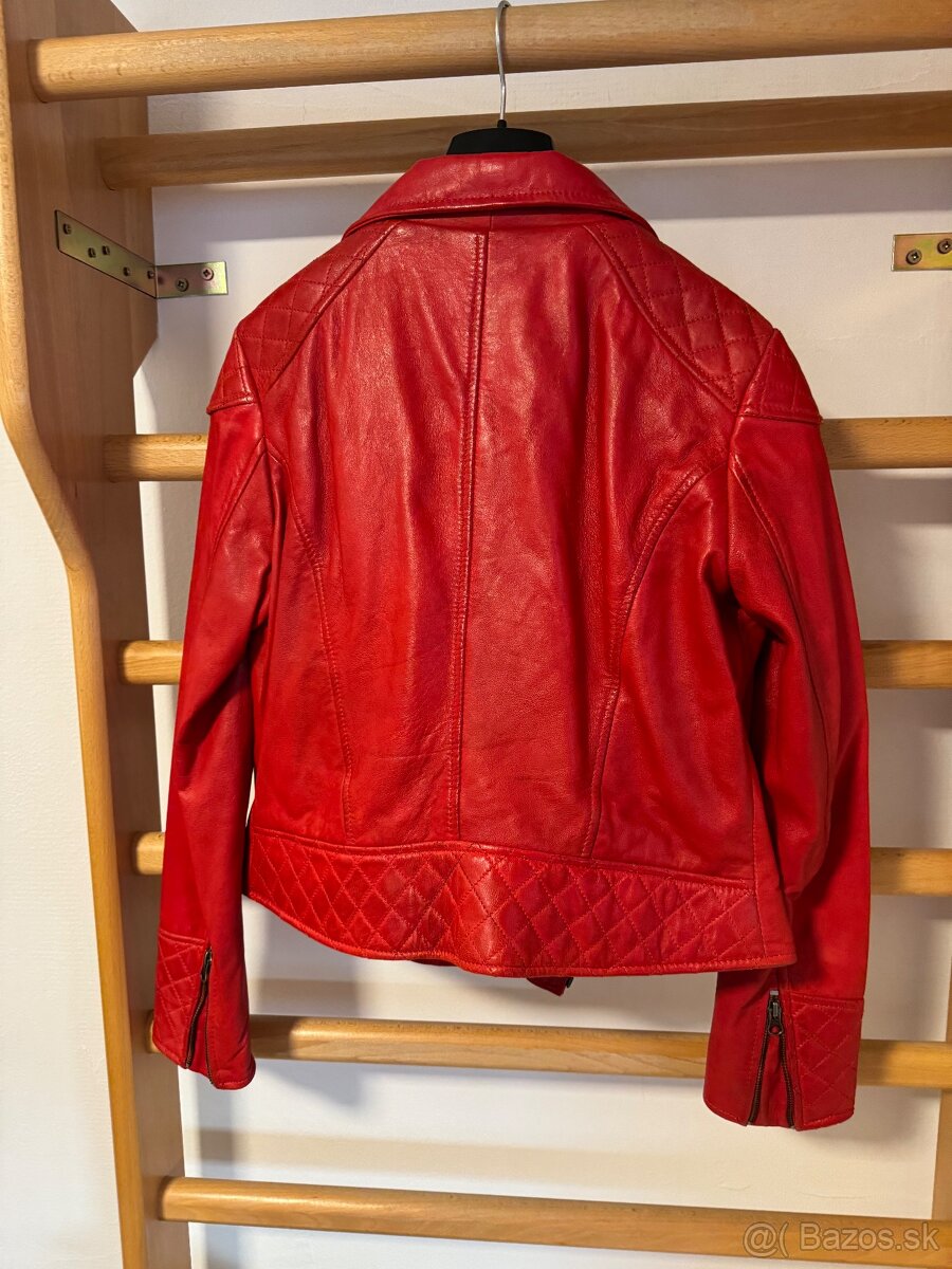 Kožené dámske original bundy - 7