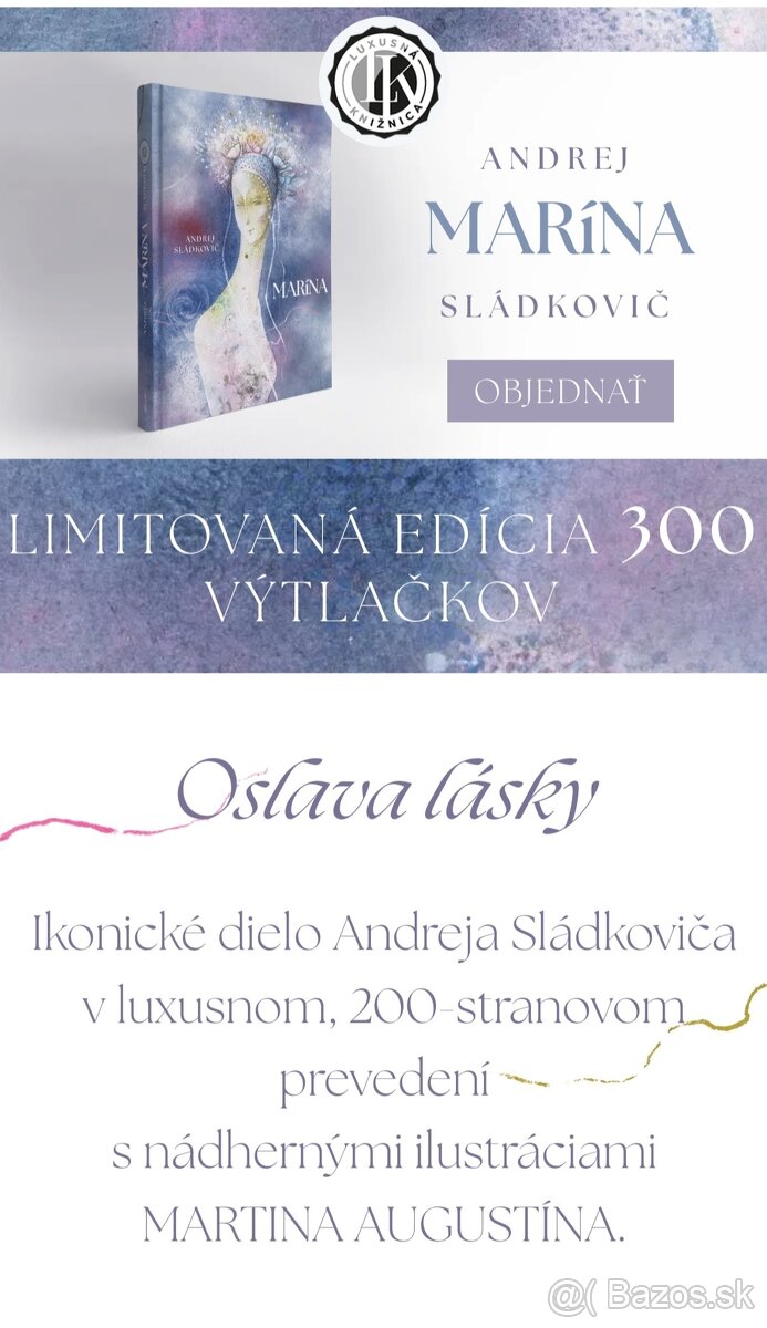 MARÍNA Andrej Sládkovič LUXUSNÁ edícia - 7