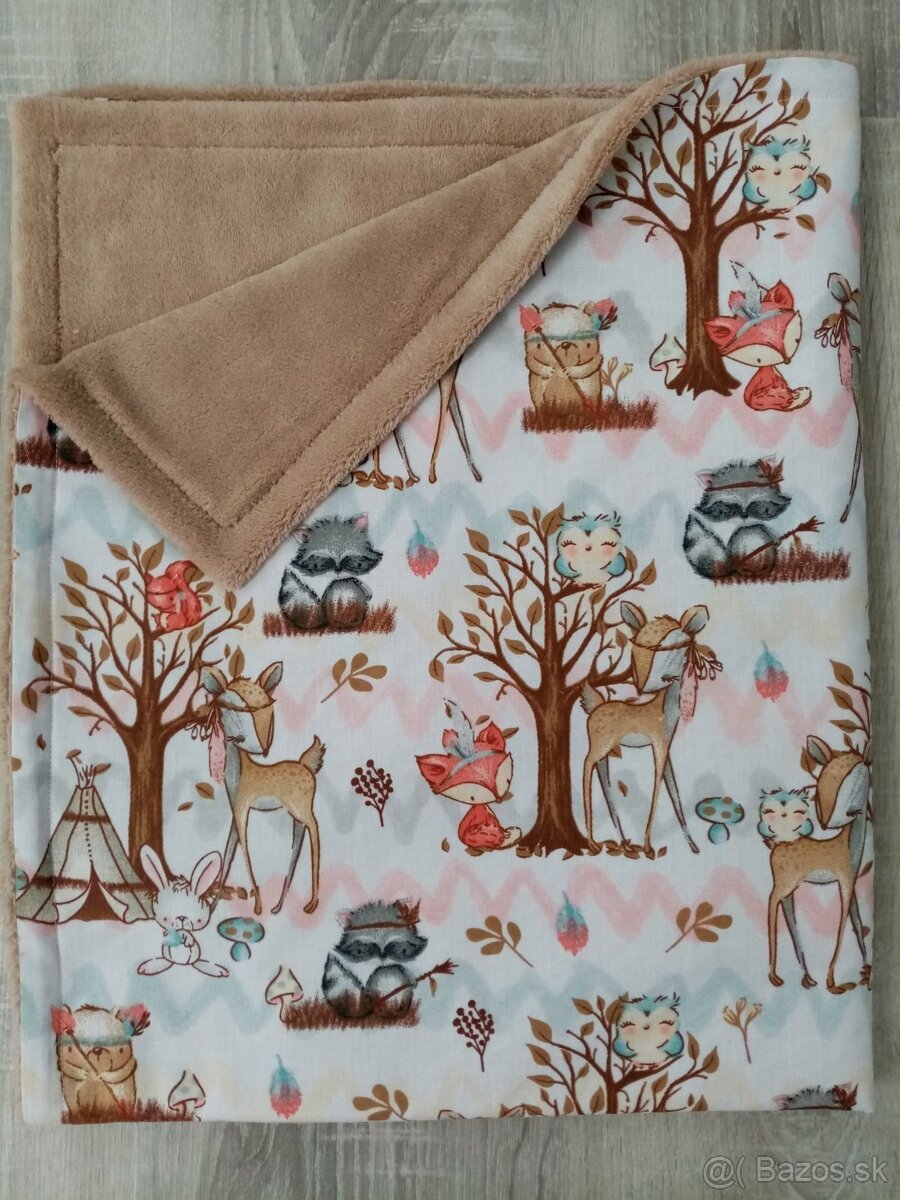 Nepouzivane Minky deky, flisove deky - 7