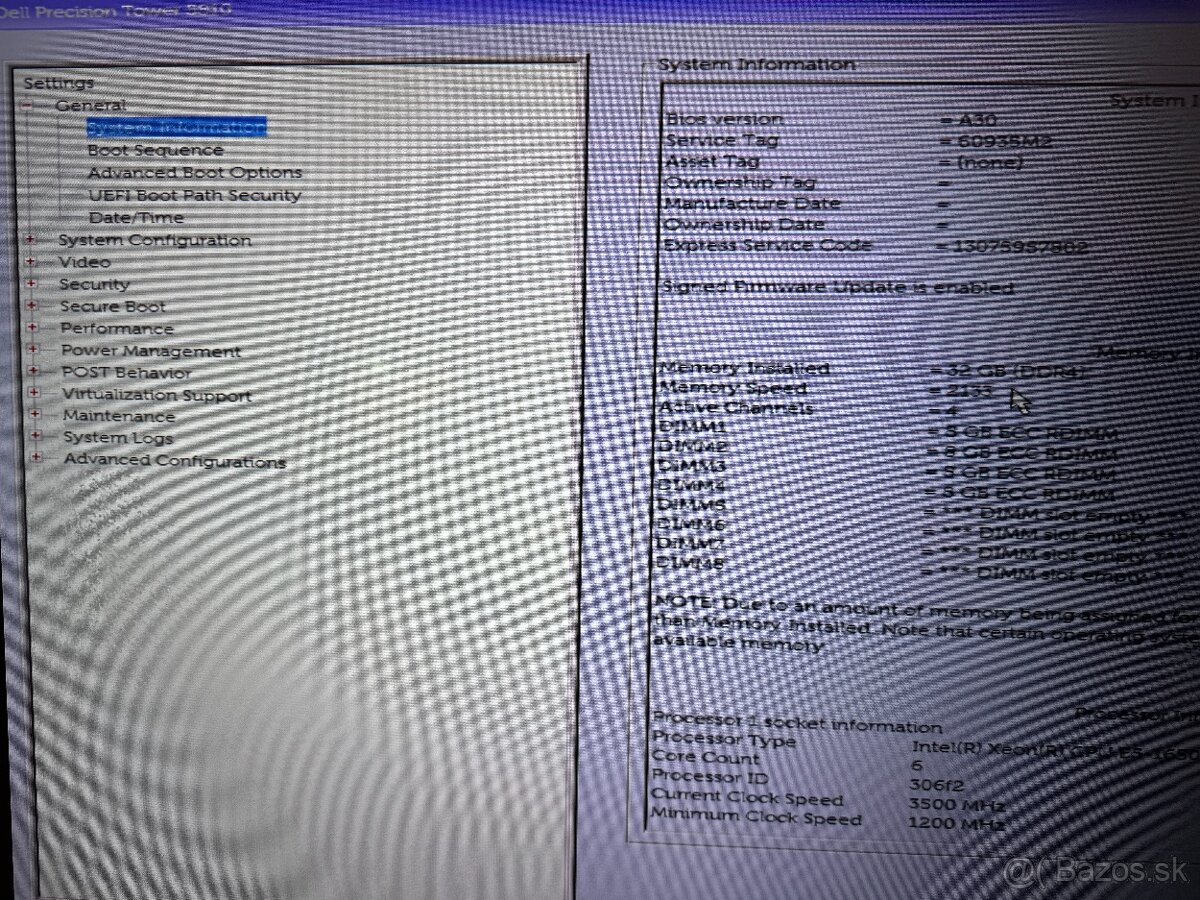 Dell Precision Tower 5810 s NVIDIA Quadro RTX 4000 - 7