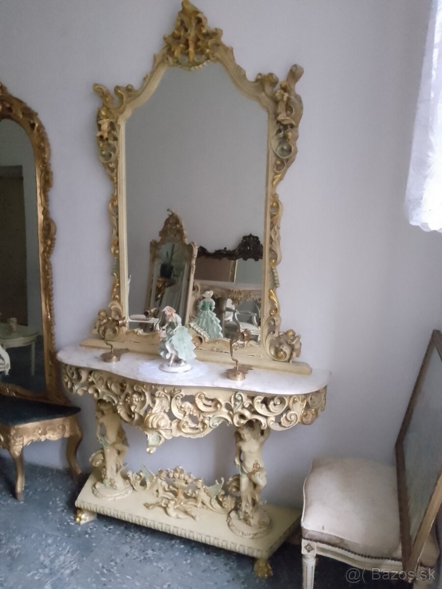 Konzola s anjelmi a zrkadlom - 7