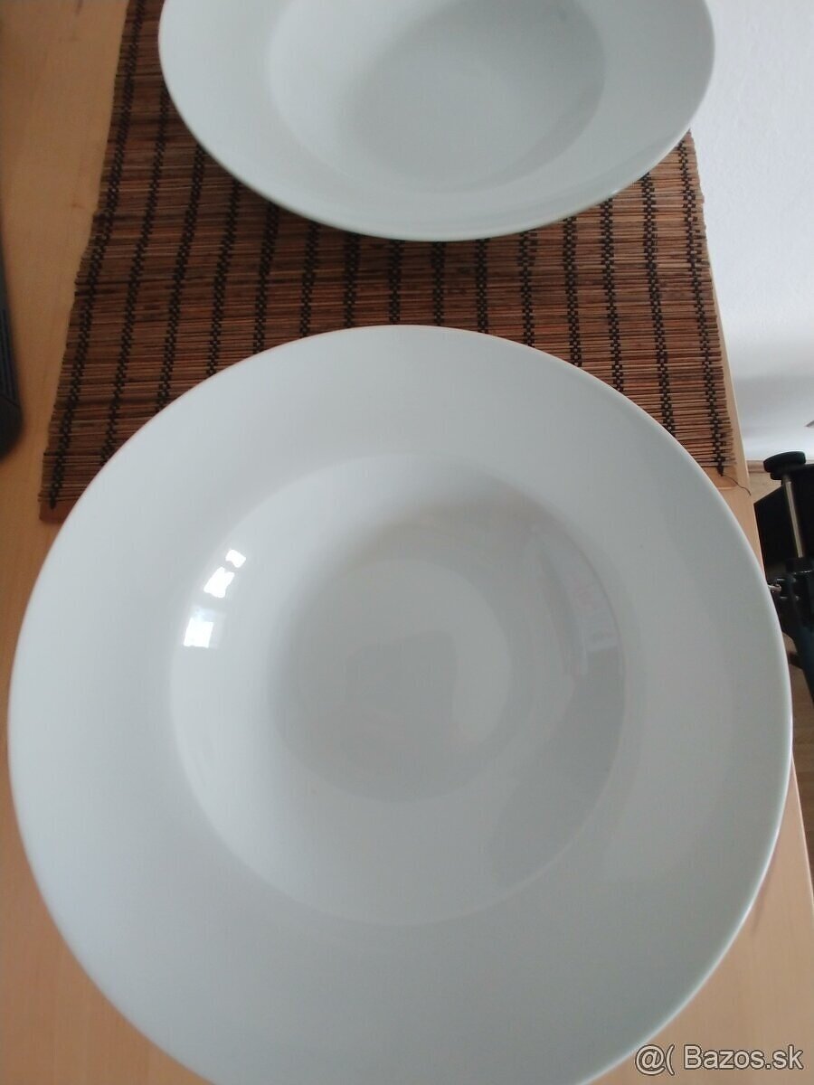 Hlboke taniere so sirokym okrajom, hotelovy porcelan - 7