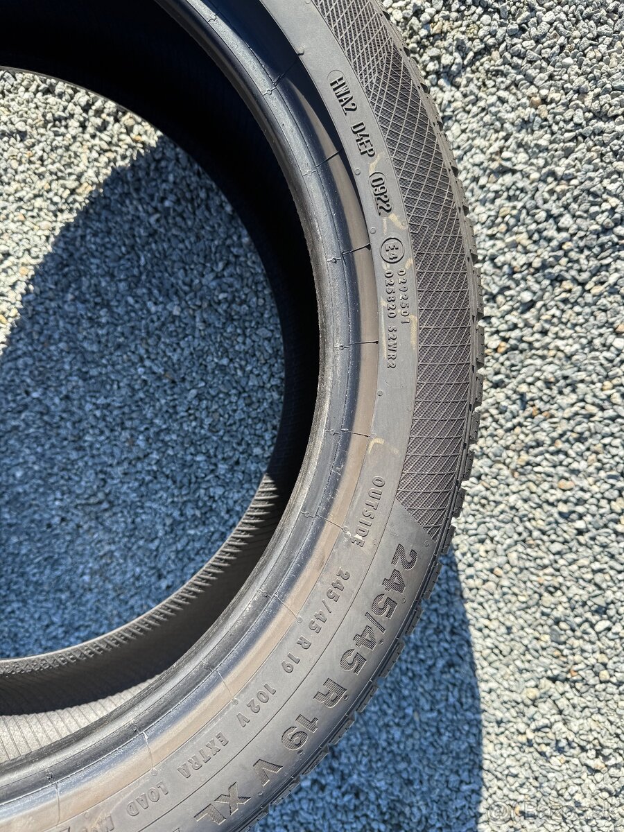 continental wintercontact ts850p 245/45 r19 - 7
