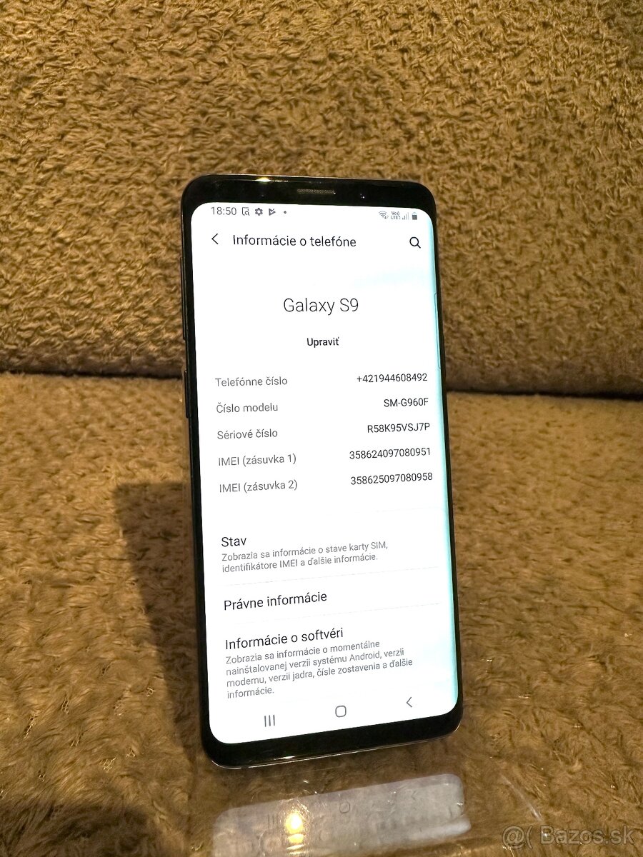 Samsung Galaxy S9 64GB Coral Blue - 7