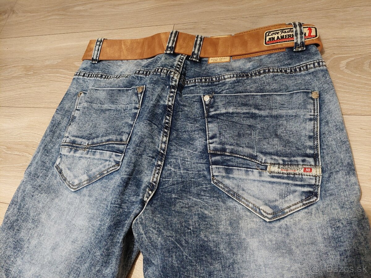 Pánske rifle M.SARA veľkosť 34 - 7