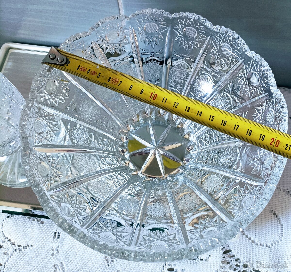 Krištáľ - misa , váza , poháre, - 7