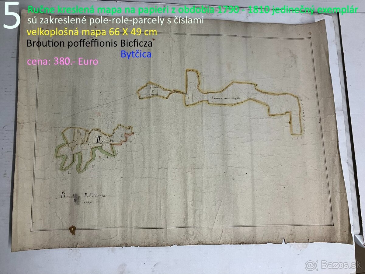 Unikátne mapy okolie Žiliny 1790 - 1810 - 7