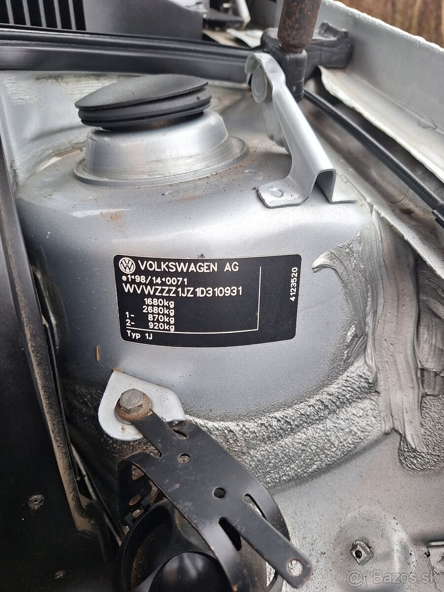 VW Golf 4, 1.4 benzín, 16V, 55kW - 7