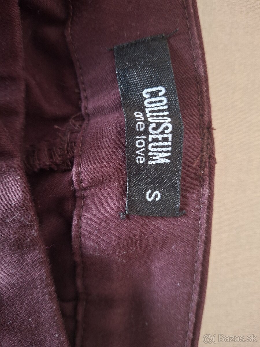 Dámske bordové nohavice. - 7