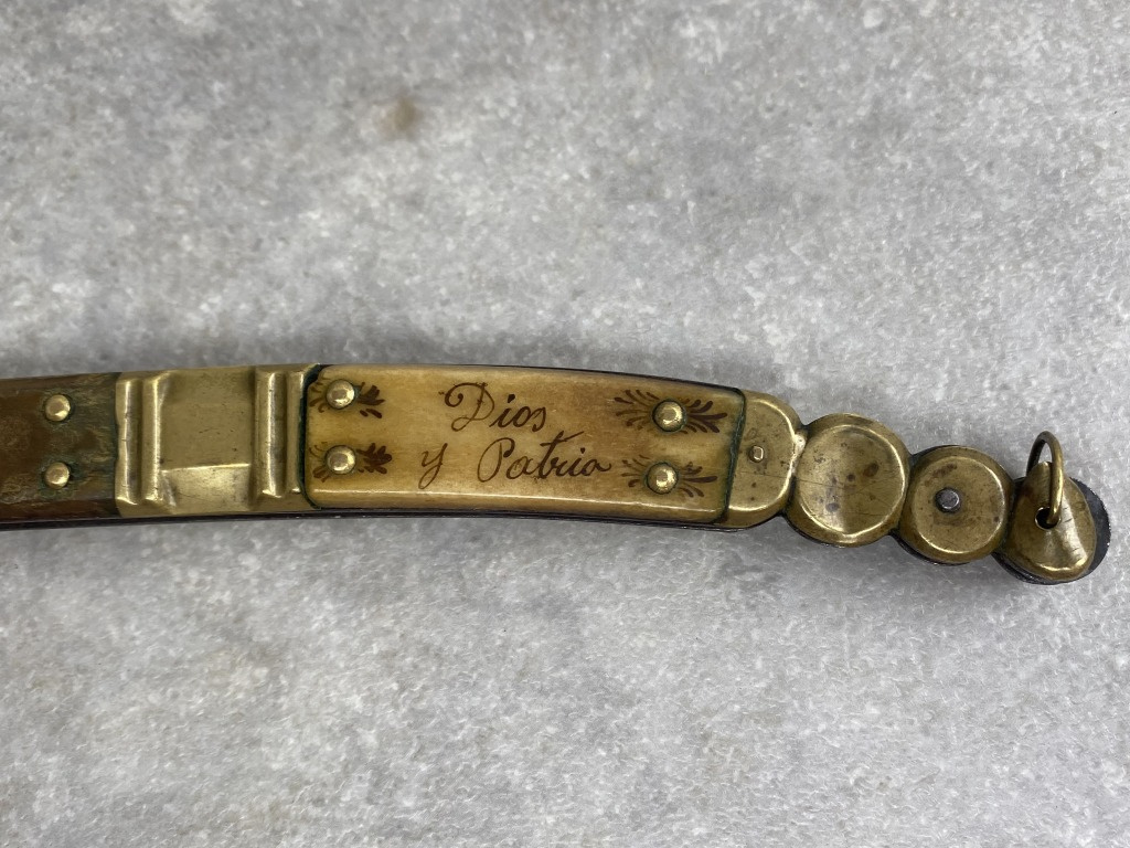 Skladací vrecková nôž Navajo Toledo 19storočie - 7