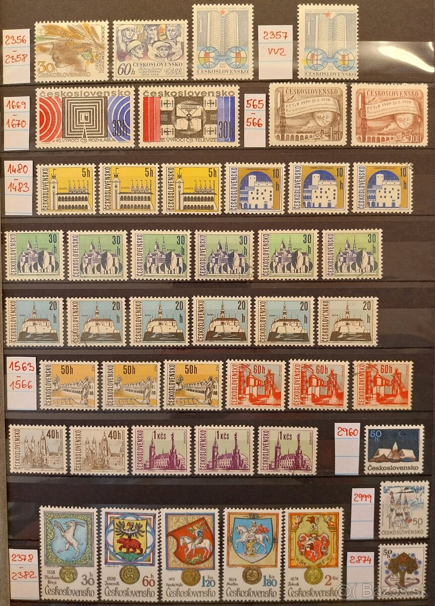 Známky ČSR – 4 - 7