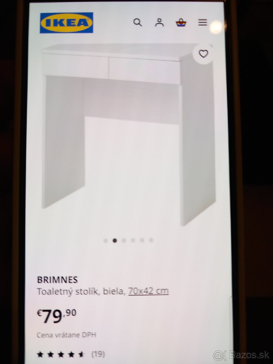 Kozmetický stolík BRIMNES - IKEA - 7