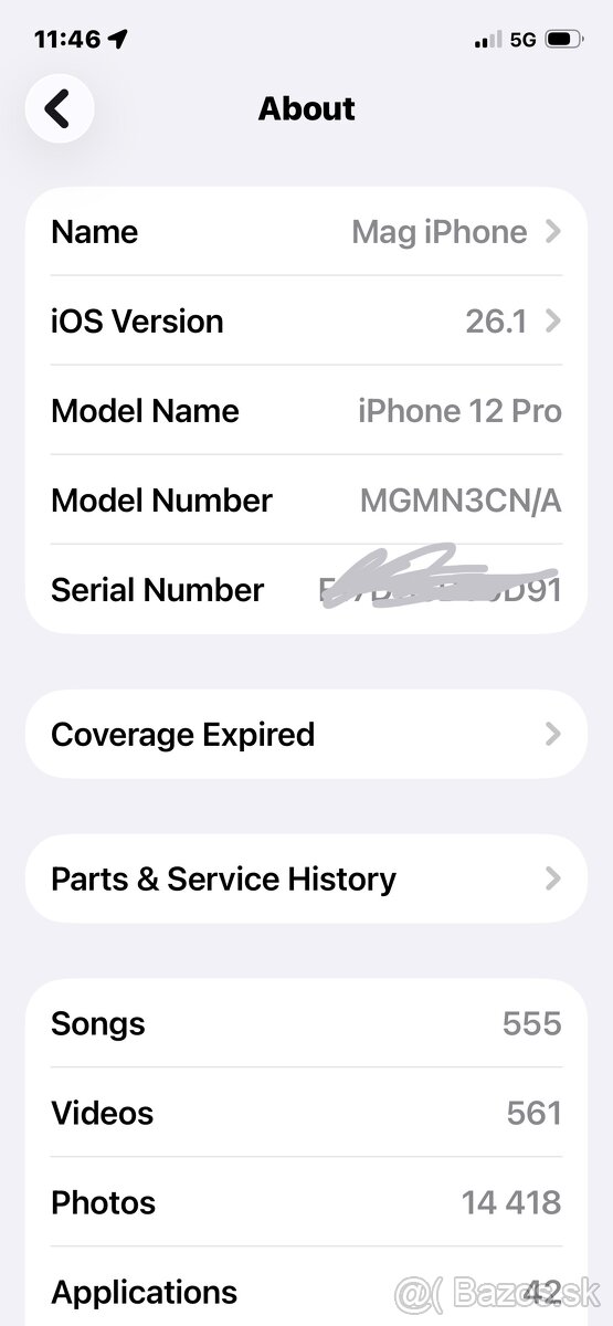 iPhone 12 Pro 128Gb + Apple Watch 5 40mm - 7