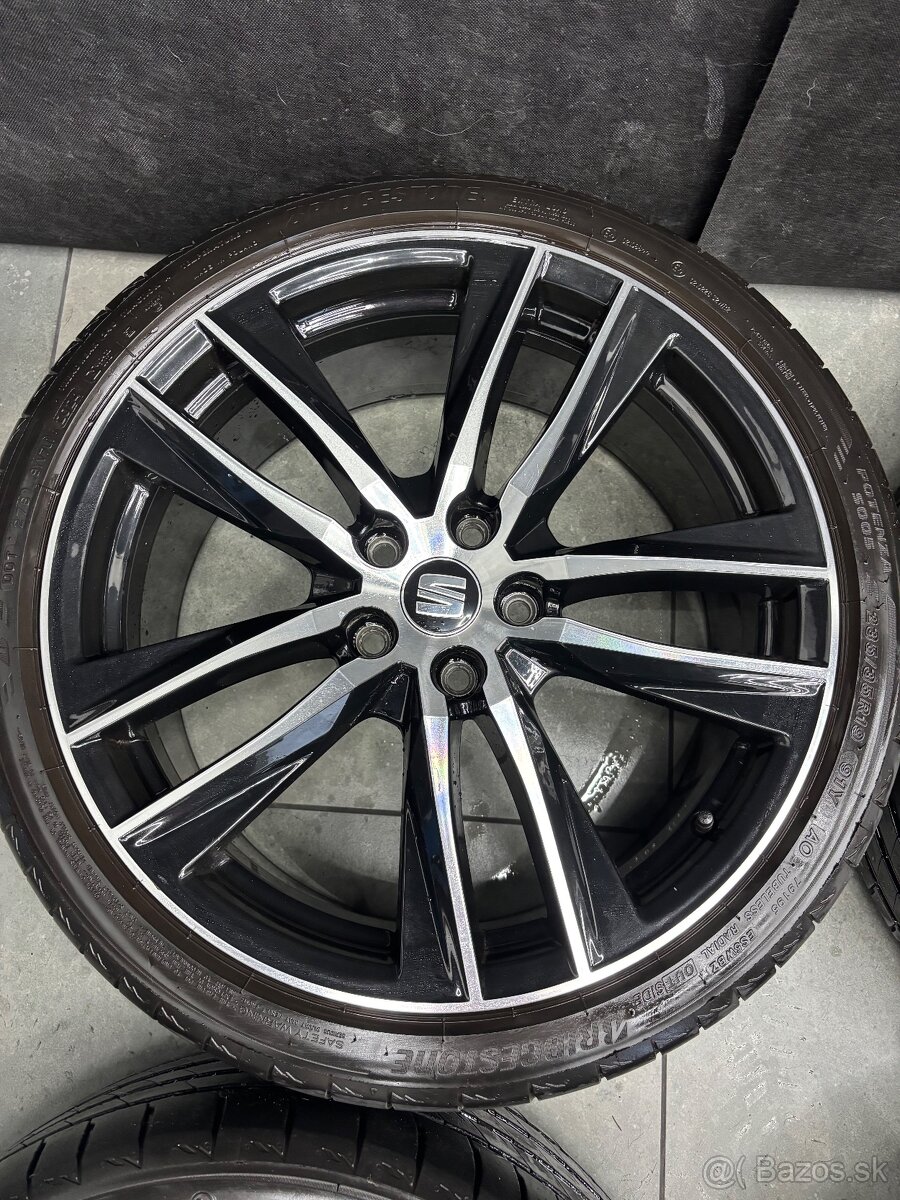 ✅ 5x112 r19 Seat leon Cupra bicolor top stav pneu 2024 rok - 7