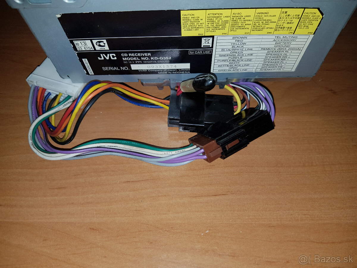 Predám JVC Autorádio. - 7