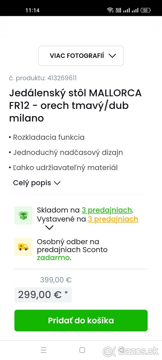 Rozkladací jedálenský stôl - 7