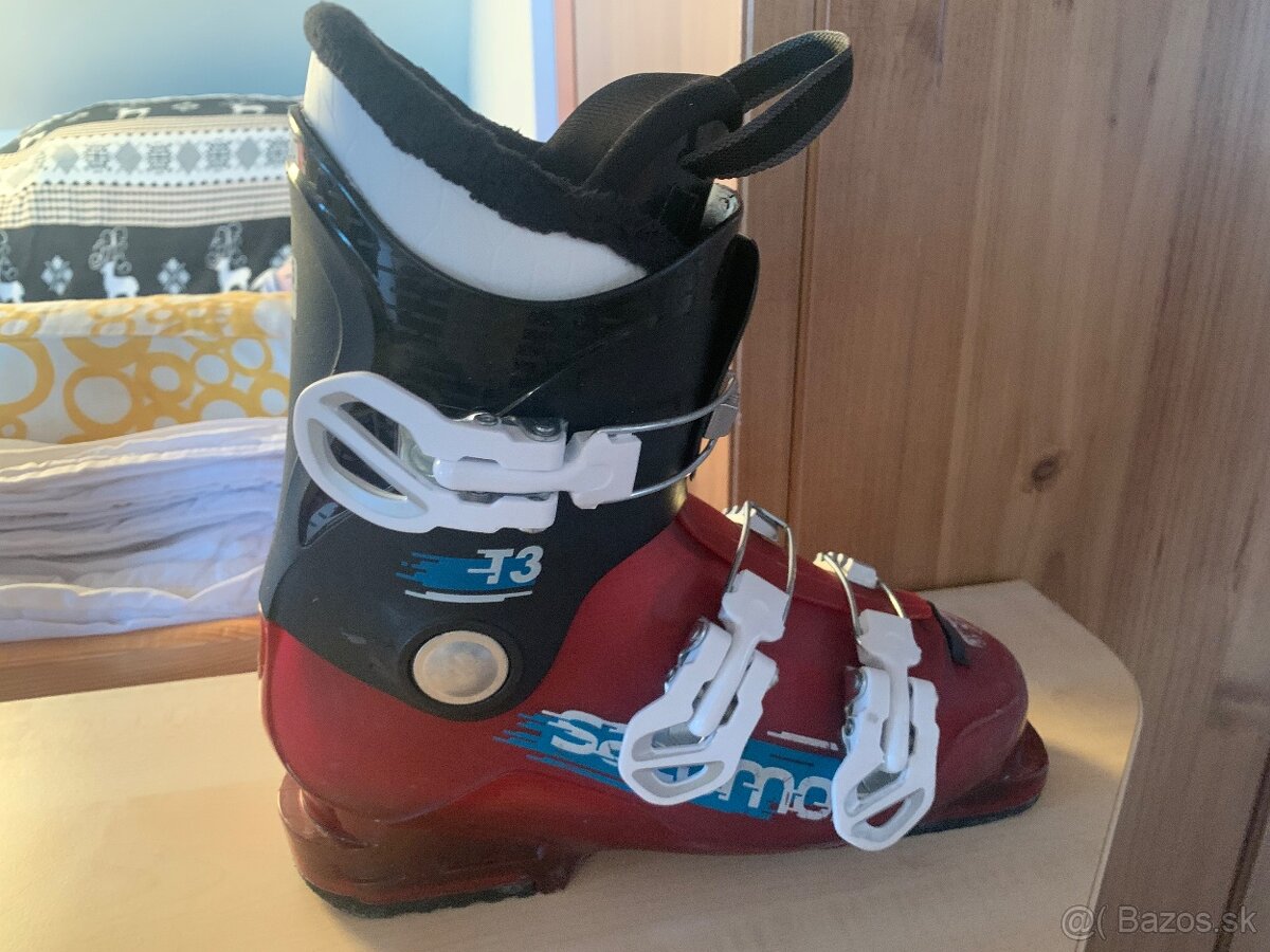 Predám lyže Salomon 130 cm + lyziarky Salomon T3 - 7