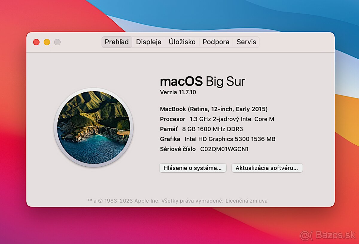 MacBook 12" 1.3GHz,2j/8GB/256GB, NOVÁ BATERKA, TOP STAV - 7