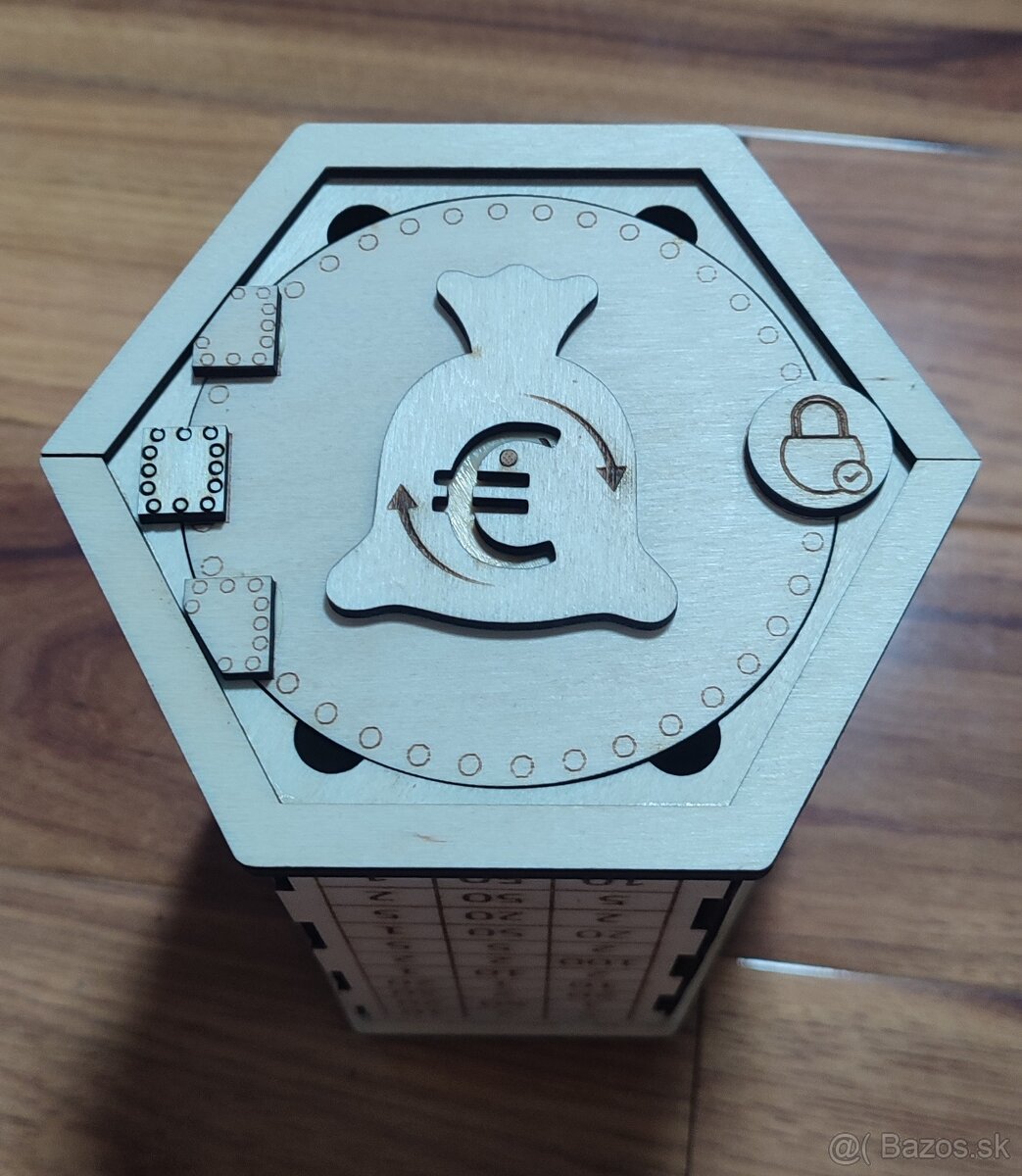 Drevená motivačná pokladnička (3000€) - 7