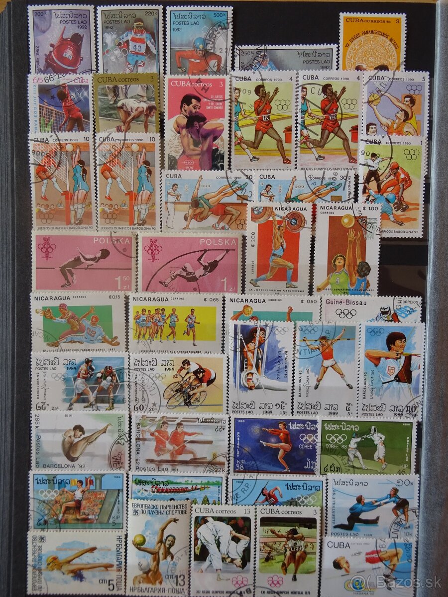 Pekná zbierka známok ŠPORT 1 - 7