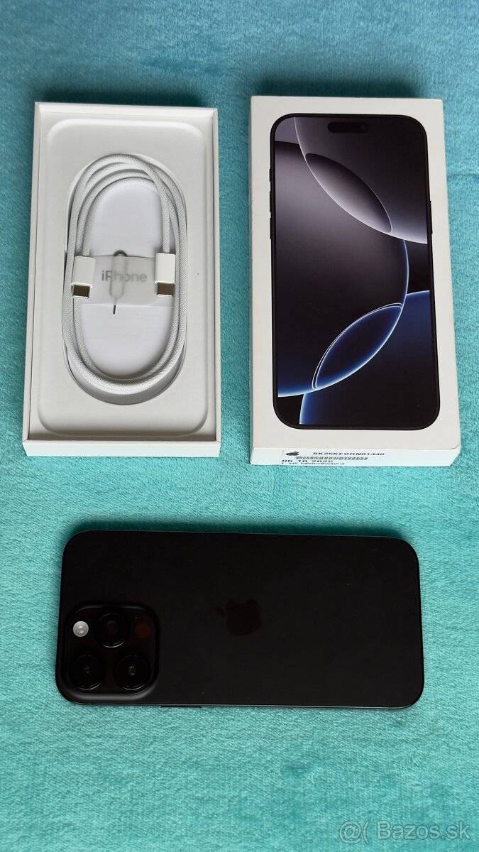 NEPOUZIVANY iPhone 16 Pro Max 256GB Black Titanium - 7