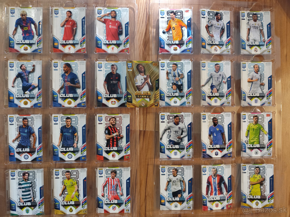 Futbalové kartičky FIFA 365 2026 - adventný kalendár - 7