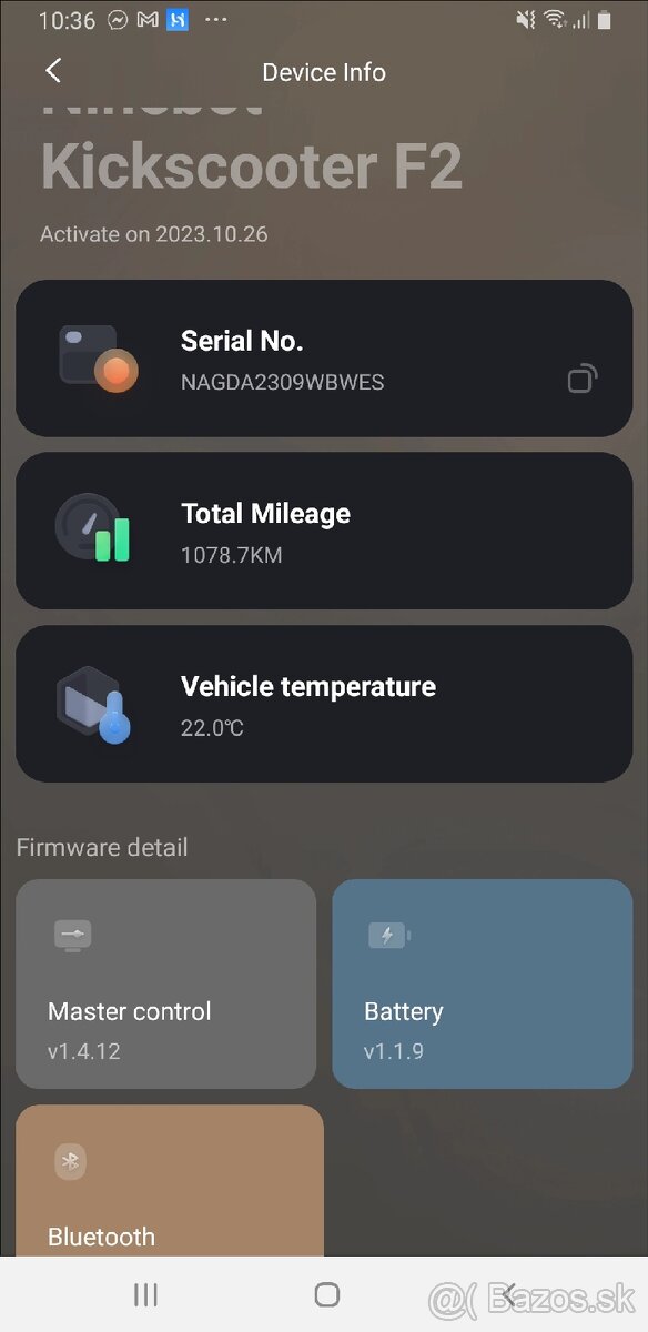 Segway NineBot F2 LED smerovky - 7