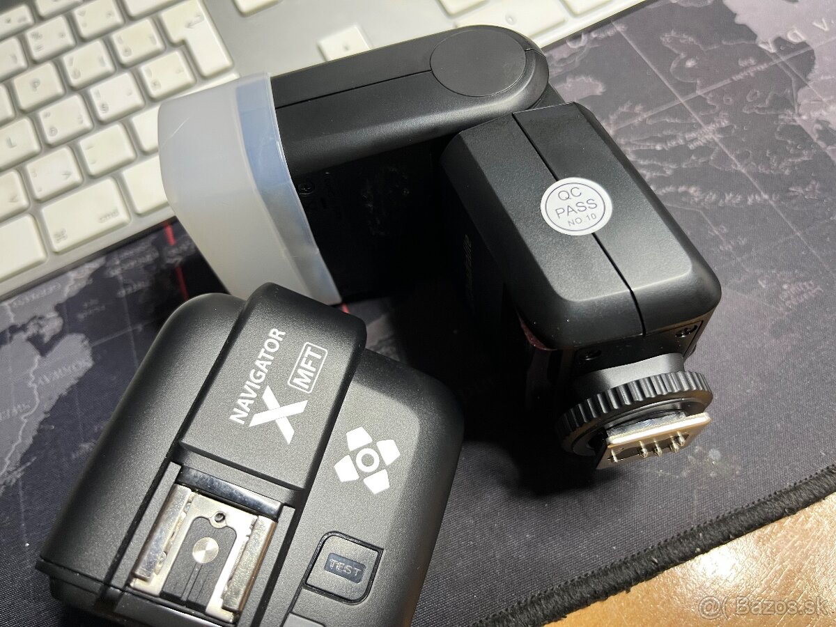 Quadralite Stroboss 36 a odpaľovač Navigation X - Panasonic - 7