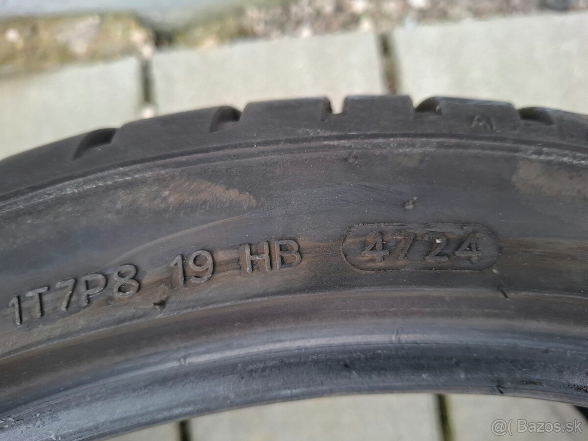 Dvojrozmer 255/35 R19 + 225/40 R19 letné pneumatiky Hankook - 7
