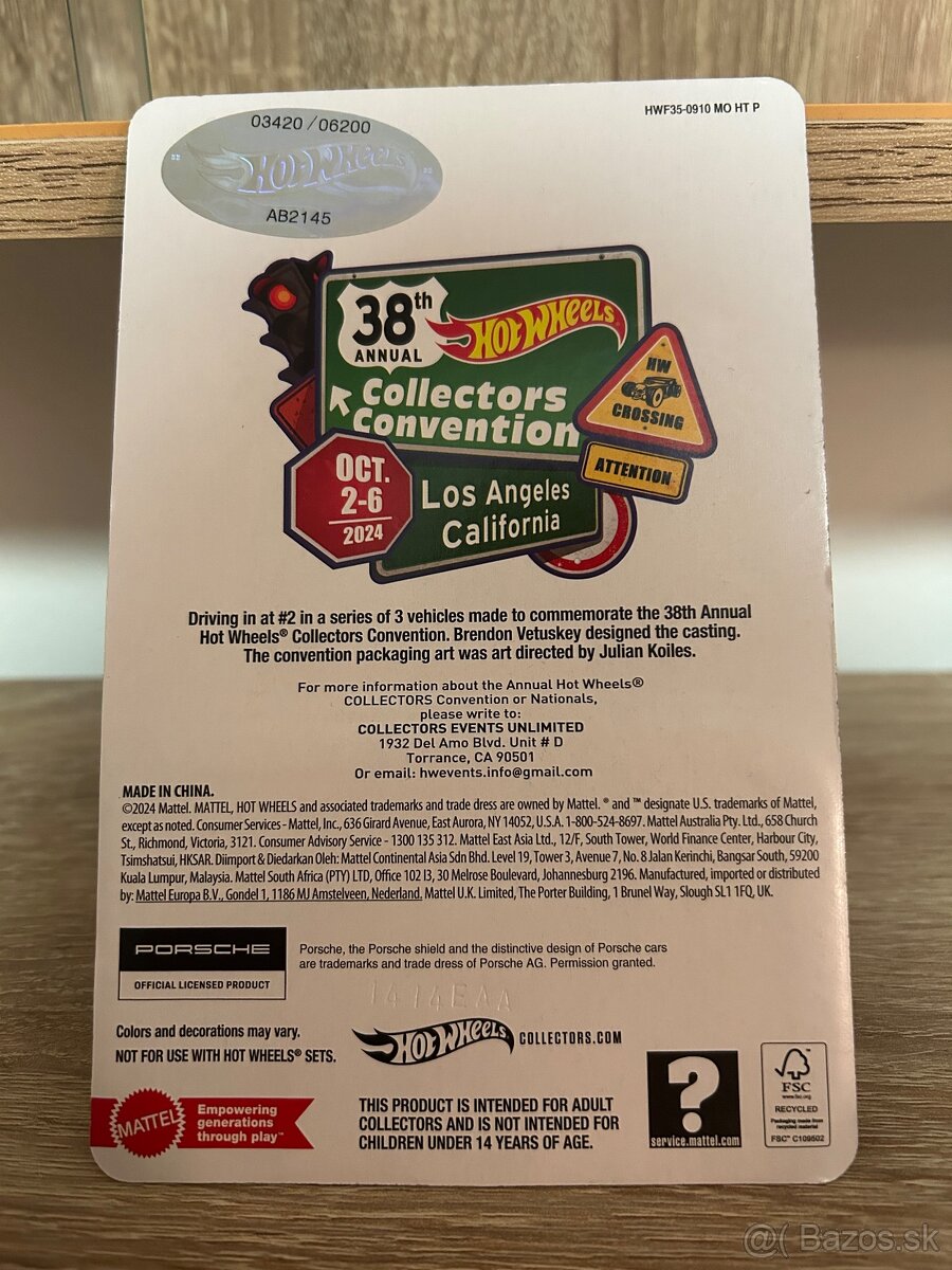 Predám Hot Wheels Porsche 959 convention - 7