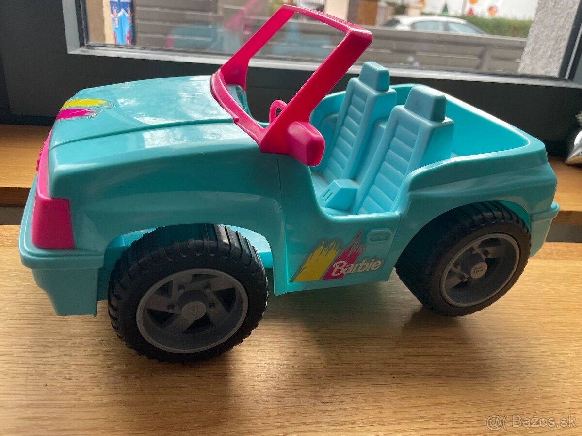 PLYSOVE HRACKY + BARBIE AUTO CABRIO - 7