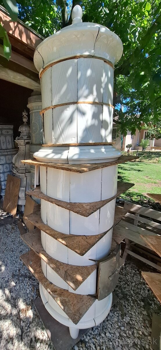 Kachlova pec starožitná - 7