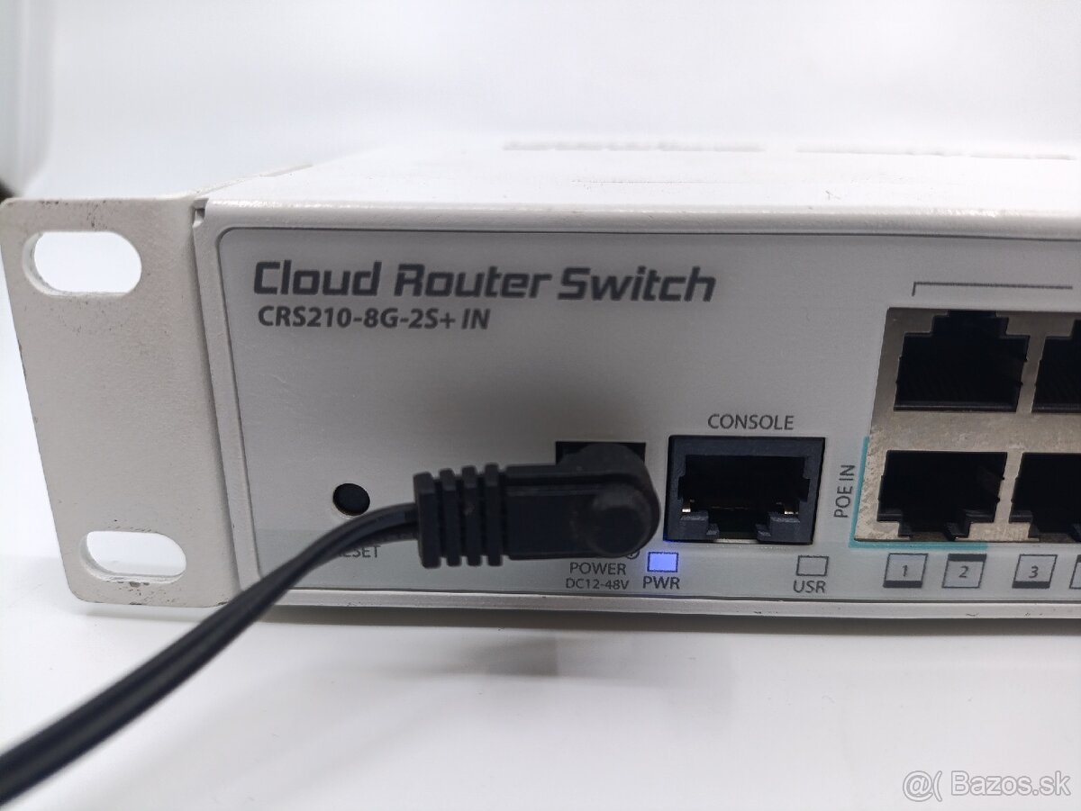 MikroTik CRS210+ SFP (výborný stav) smart switch / router - 7