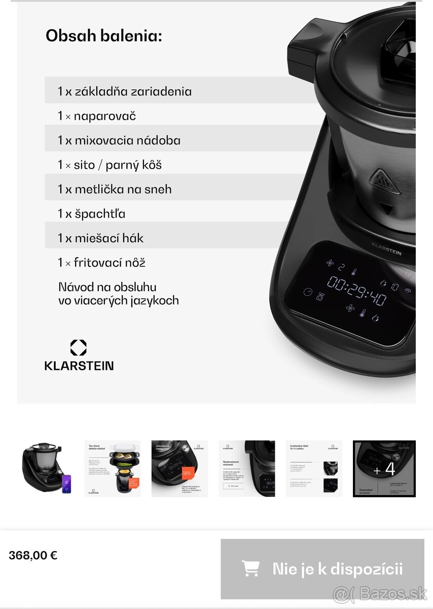 Aria smart kuchynský robot - 7