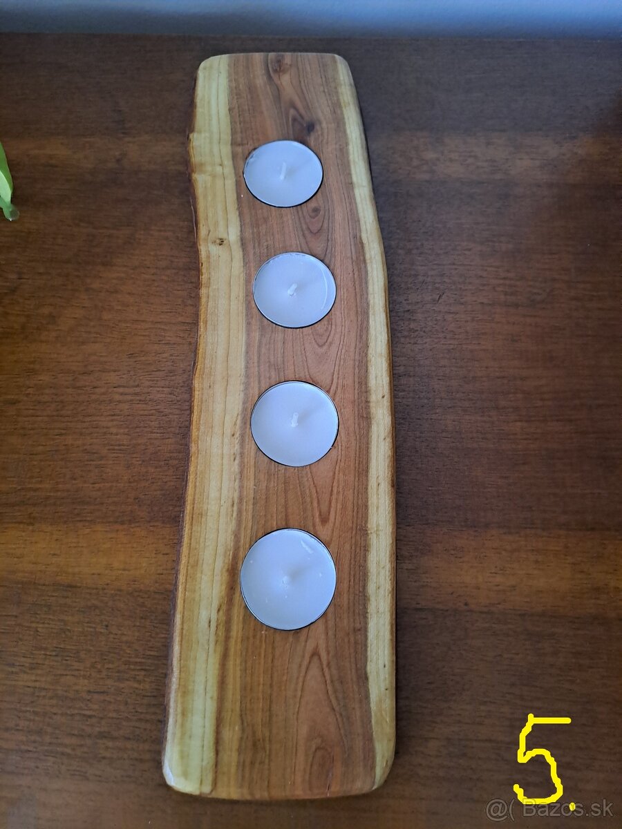 drevený SVIETNIK - 7