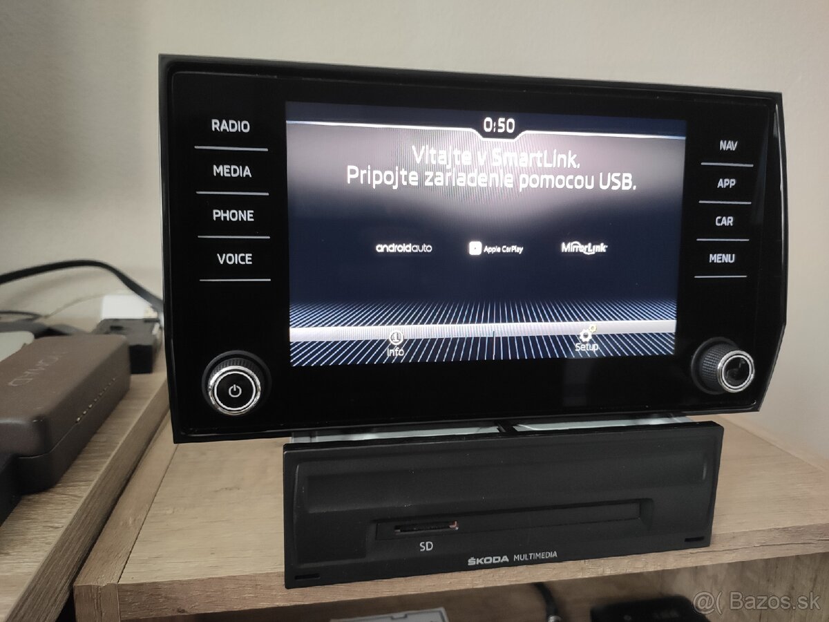 MIB2 Škoda Bolero / Amundsen s Carplay a Android Auto - 7