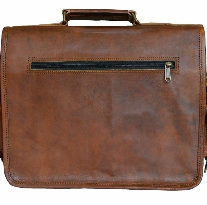 Nová Ručne vyrábaná kožená Aktovka - 7